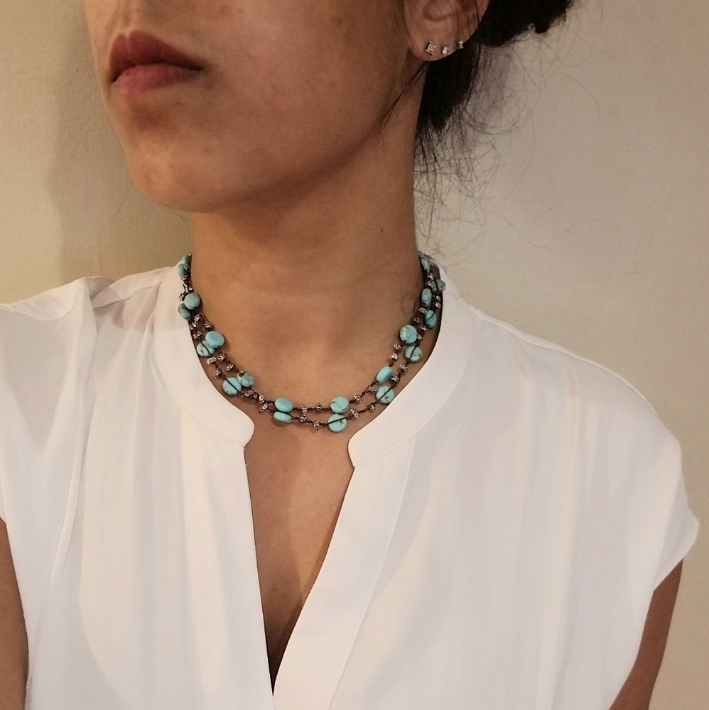 Lucky brand beaded necklace